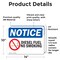 Signmission Diesel Fuel No Smoking OSHA Notice Sign, Vinyl Decal, 14in W x 10in L, 2PK OS-2PACK-NS-D-1014-L-15406 - alternate 5